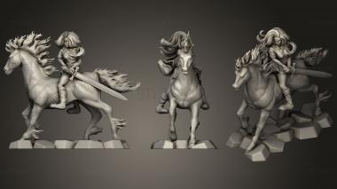 3D model Horse Rider (STL)